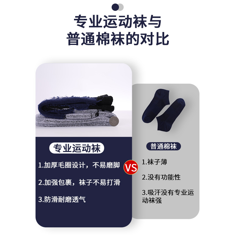 精英藍球襪實戰男襪加厚球襪防滑專業運動襪耐磨中筒襪萊卡毛巾襪