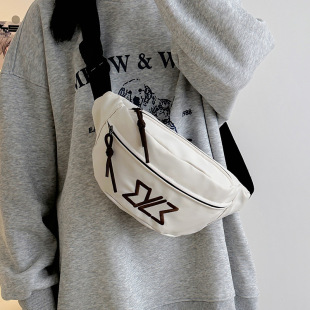 Chest Bag for Women, Casual Japanese-Style Crossbody Small Backpack, Trendy Brand Workwear Shoulder Bag, Men's Sports Versatile New Waist Bag