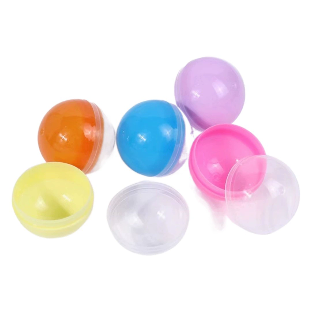 Оптовая Продажа с фабрики 28 мм-45 мм Красочный Gashapon прозрачный шарик Gashapon PP пластиковая игрушка яйцо сюрприз Подарочное яйцо