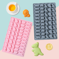 新しい漫画のライオンのカンガルーのシリーズのチョコレートのシリコンの鋳型の食品級の離型しやすいチョコレートの鋳型