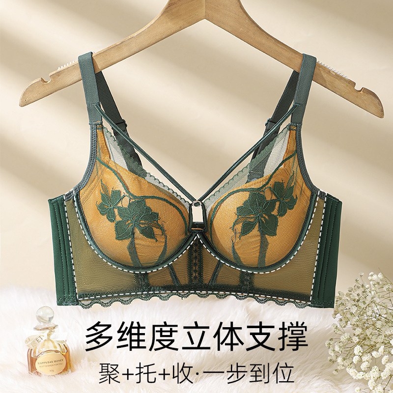 Sexy Hollow-Out Bra with No Underwire for Women, Enhances Small Busts, Gathers Side Breasts, Adjustable Lift, Anti-Sagging Bra Sexy Hollow-Out Bra with No Underwire for Women, Enhances Small Busts, Gathers Side Breasts, Adjustable Lift, Anti-Sagging Bra