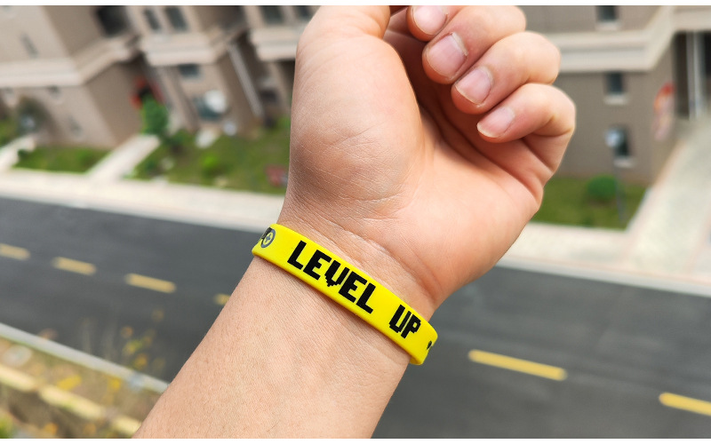 Outdoor, Daily Occasion Silica Gel Material Wholesale Jewelry Casual Simple Style Letter Silica Gel Wristband