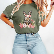 新款2025复活节创意女装套头短袖青春流行女式春季T恤跨境一件起