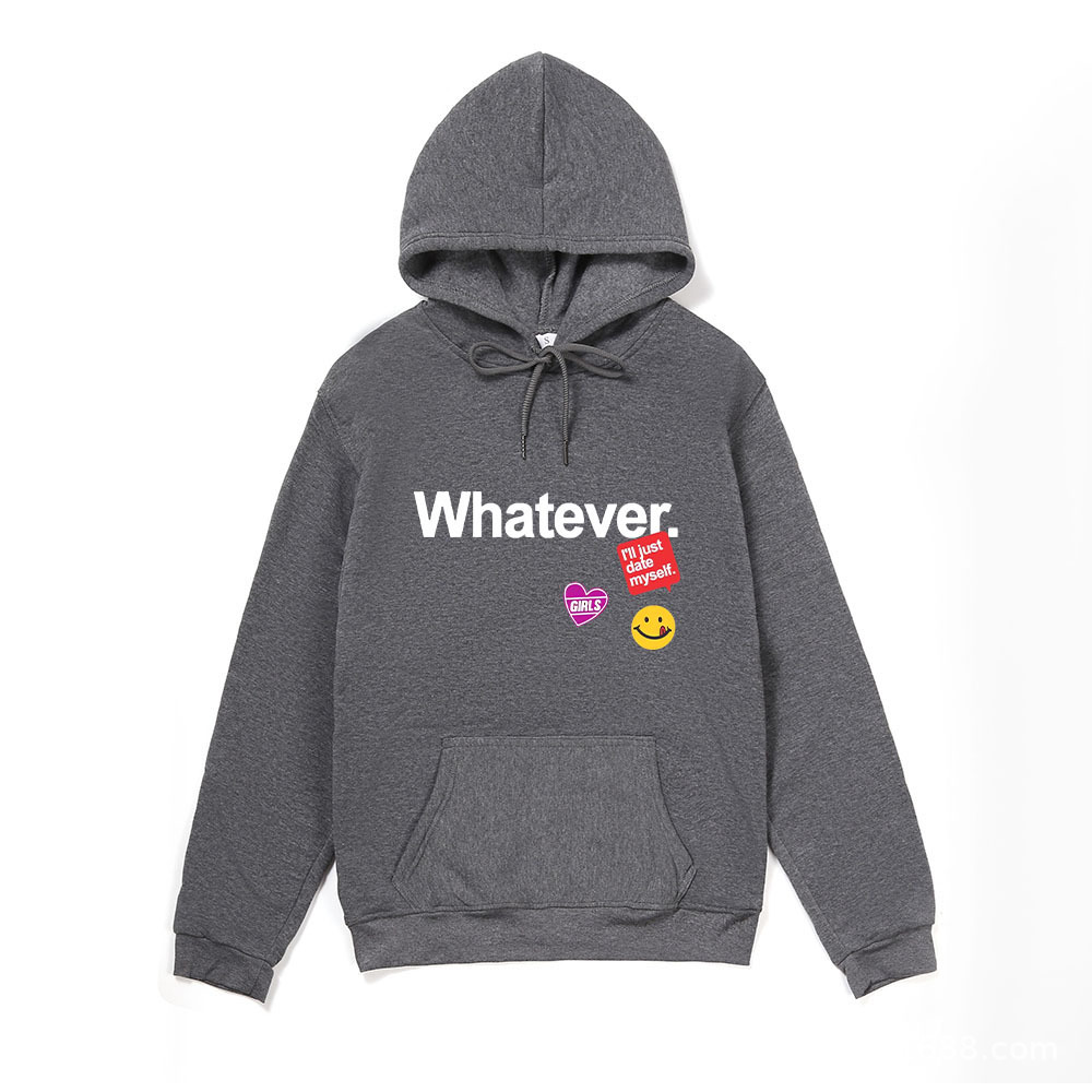 Herren Kapuzenpullover Mit Smiley Print Für Den Herbst_voghion.com