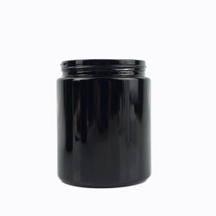 250ml Violet Black Porcelain Cream Light-Proof Hemp Glass Bottle Anti-Uv Raw Material Glass Large Quantity Discount