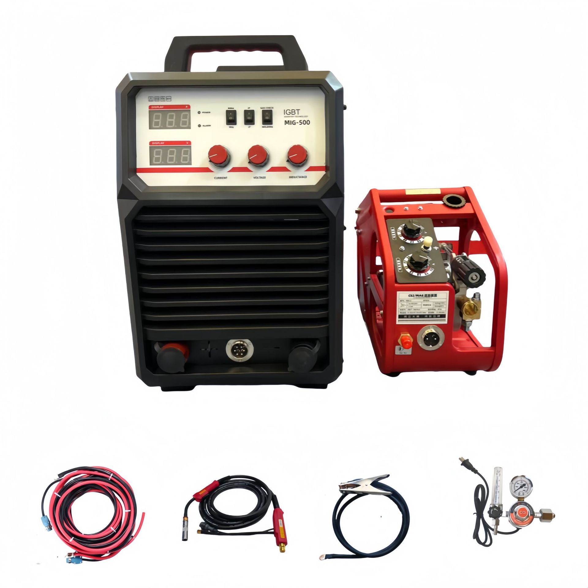 外贸款MIG/MAG500气保焊机MMA/CO2逆变直流二保焊机IGBT工业焊机