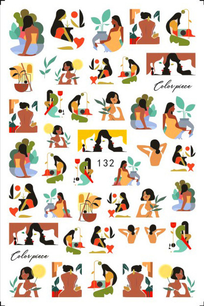 children's cartoon nail stickers for nails