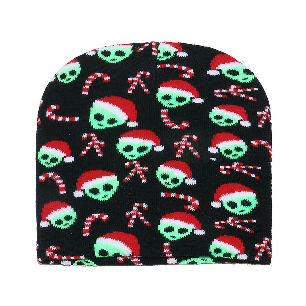 Printing, Animal Pattern Women's Retro Printing Animal Eaveless Wool Cap