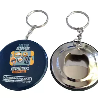 Custom Pins Metal Craft Gift Bottle Beer Keychain Round Badg
