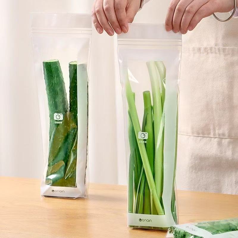长条密封保鲜袋家用加厚食品级密实袋厨房冰箱冷冻冷藏分装收纳袋|undefined