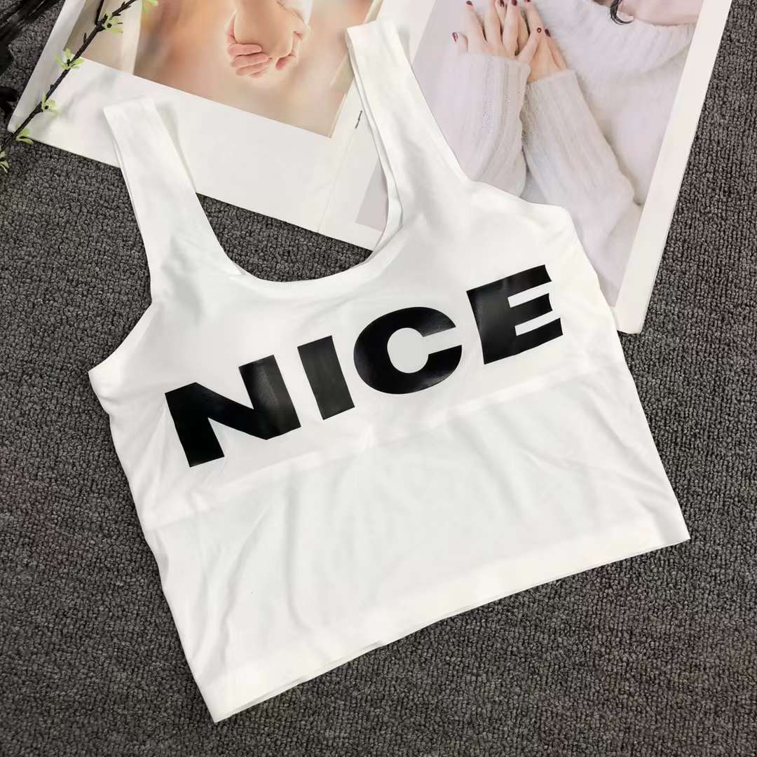 Nueva inconsútil alto elástico belleza de alta calidad las mujeres chaleco inalámbrico yoga sujetador ropa interior deportiva al por mayor