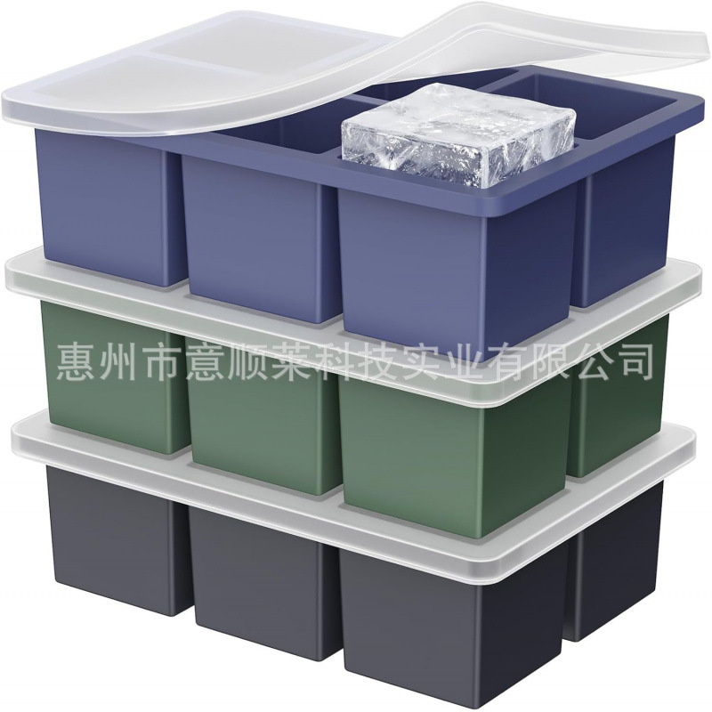 New stackable 6-compartment [purple, green and black three-piece set] [maternal …