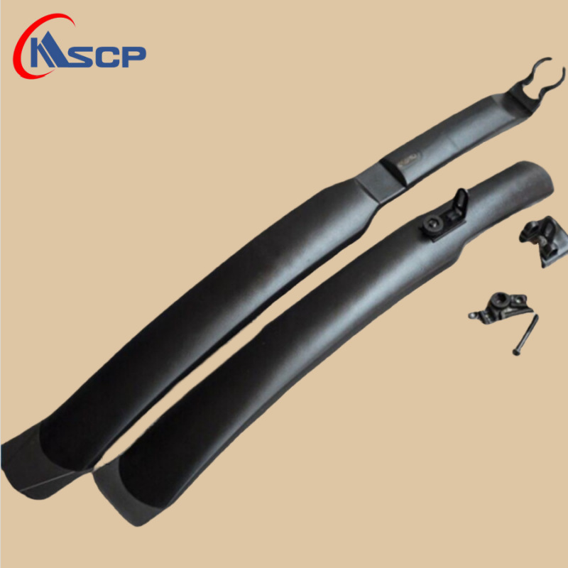 Factory wholesale bicycle plastic mudboard mountain bike plastic mudguard rain guard mud tile long mudguard