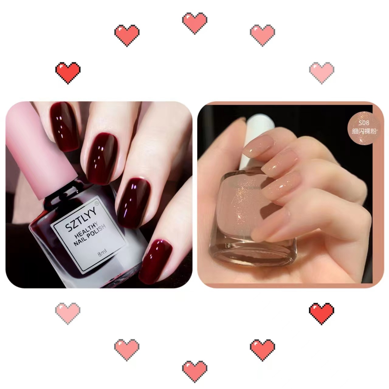 A base de agua de hielo blanco transparente desnudo esmalte de uñas hembra libre de horneado pelable sin lágrimas de secado rápido inodoro estudiante manicura traje