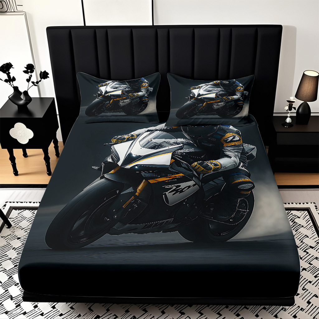 TEMU / JIT serie de motocicleta fría transfronteriza impresión digital de alta definición caja de cama de polirido fábrica directa