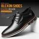 New Men's Large Size Leather Shoes, Versatile Trendy Sports Shoes, Youth Casual Soft-Soled Soft-Surface Men's Leather Shoes
