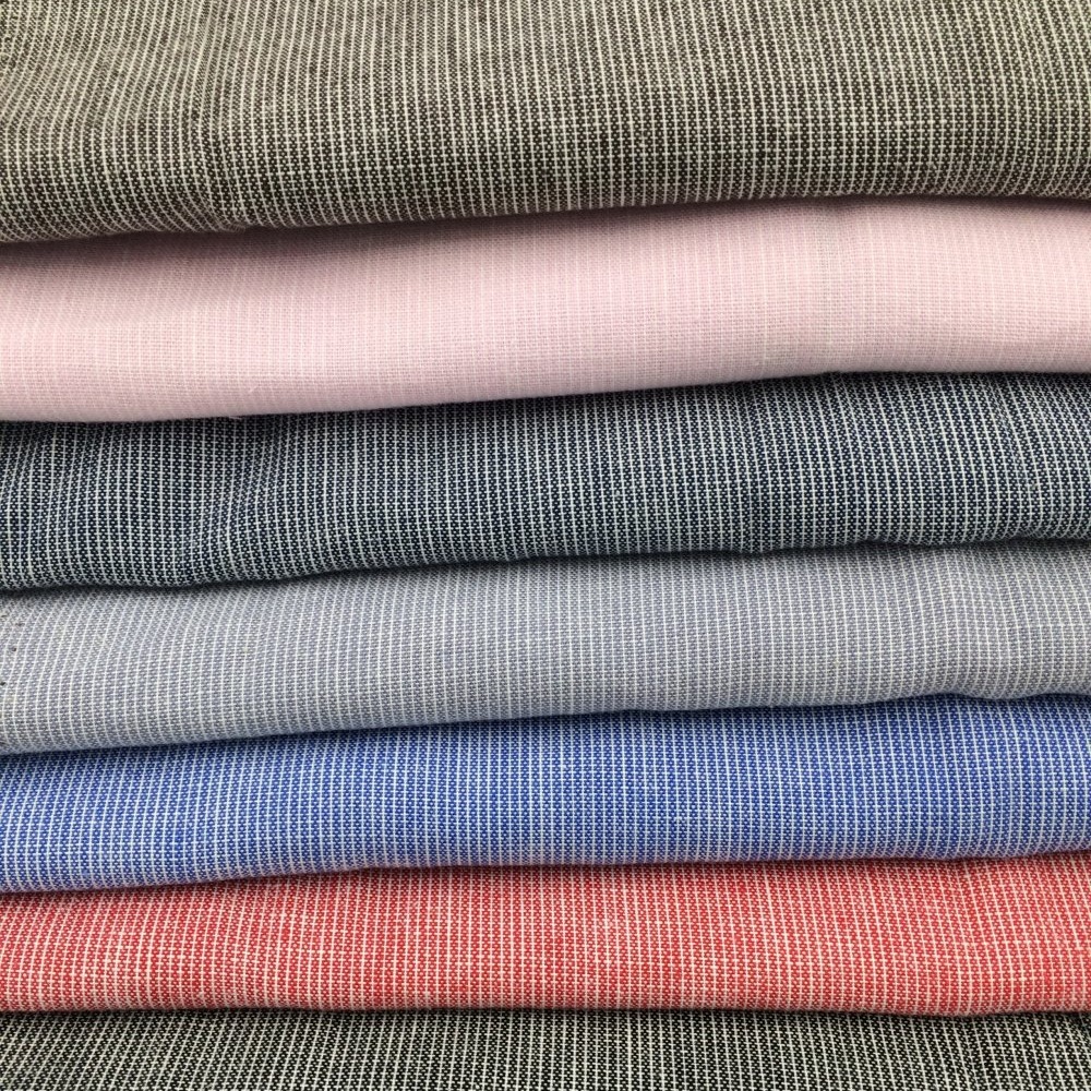 全棉色织条子布竖条纹女装面料条纹衬衫面料绍兴轻纺城南通织布