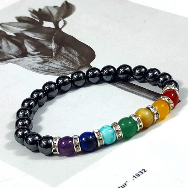 Organic bracelet natural stone