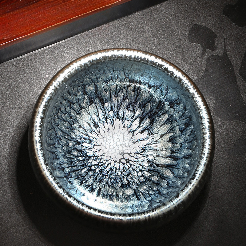 批发建盏茶杯主人杯百花盏陶瓷大号功夫个人莲花盏杯茶具茶盏