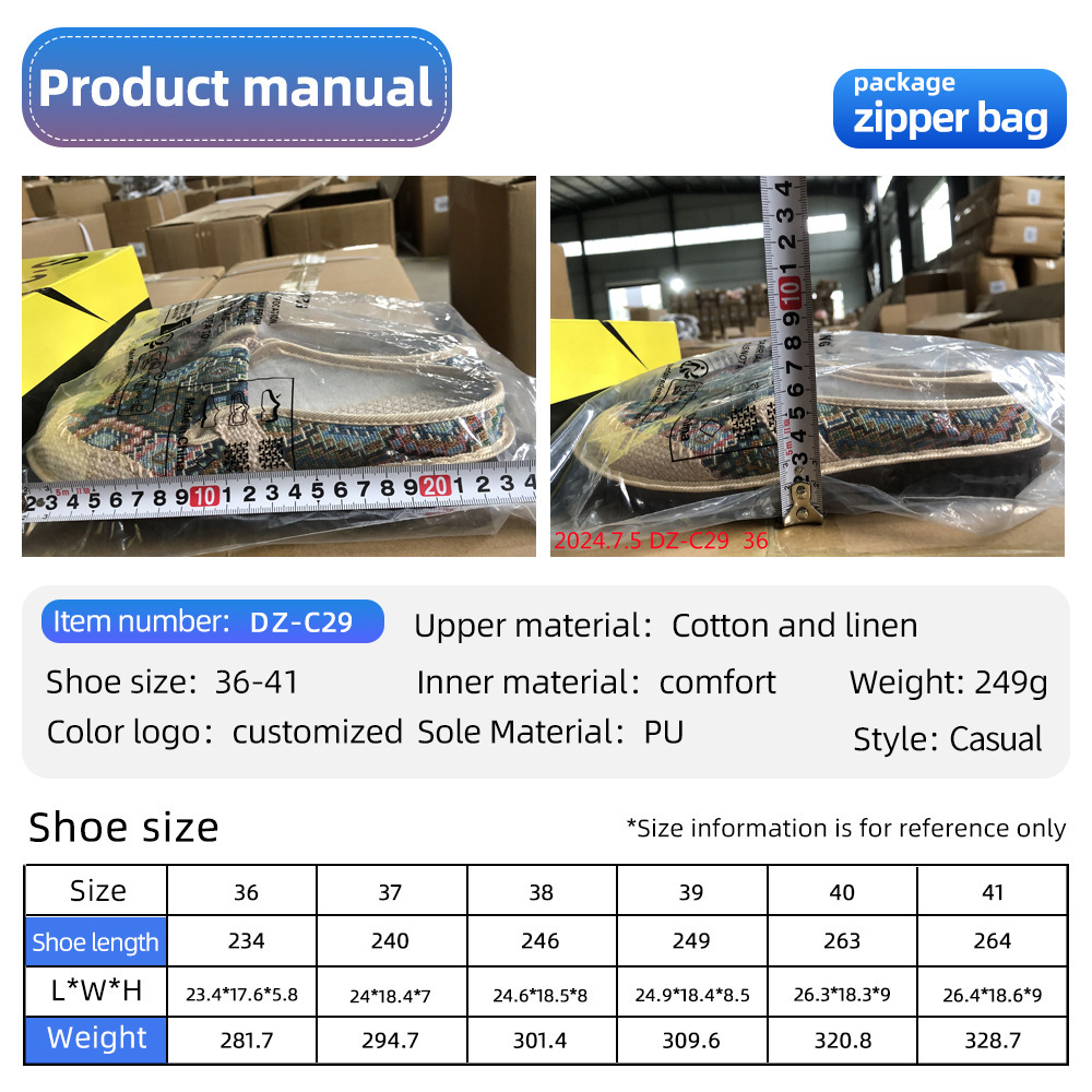 Zapatos de tela viejos de Beijing, zapatos bordados étnicos transfronterizos de verano para mujer, zapatos de madre, zapatos de mujer, suela suave, pies no cansados image 5