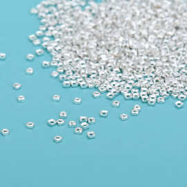 碎银子散珠 S925纯银碎银散银 几两手链项链串珠手工diy饰品配件