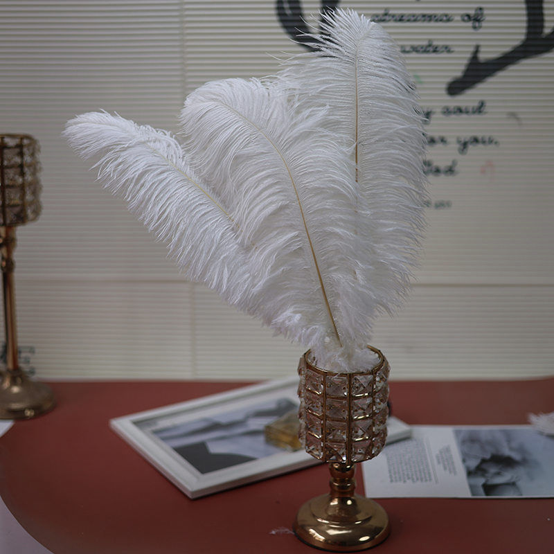 Plumas de avestruz bodas blancas de avestruz guía de plumas accesorios de fotos adornos rojo rosado en línea grandes plumas decoración