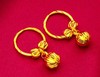 Vietnamese Sand Golden Earrings Gourd Earrings Earrot Earrings Live Sand Gold Jewelry Wholesale