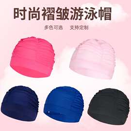 成人游泳帽 批发高弹速干男女通用独立包装纯色泳帽专业游泳设备