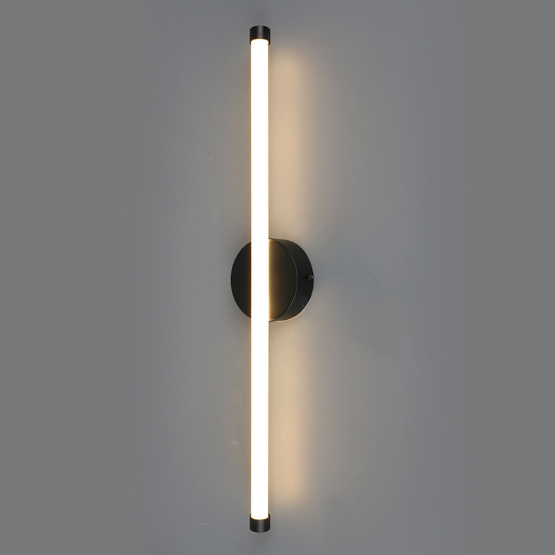 Luz de pared de dormitorio lujosa moderna una palabra lámpara de pared de fondo de la sala de estar lámpara de pared de estudio escalera lámpara de pared de balcón