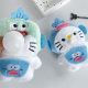 Creative cartoon bubble fish head kitten pendant plush decompression children's toy cute bag pendant key chain