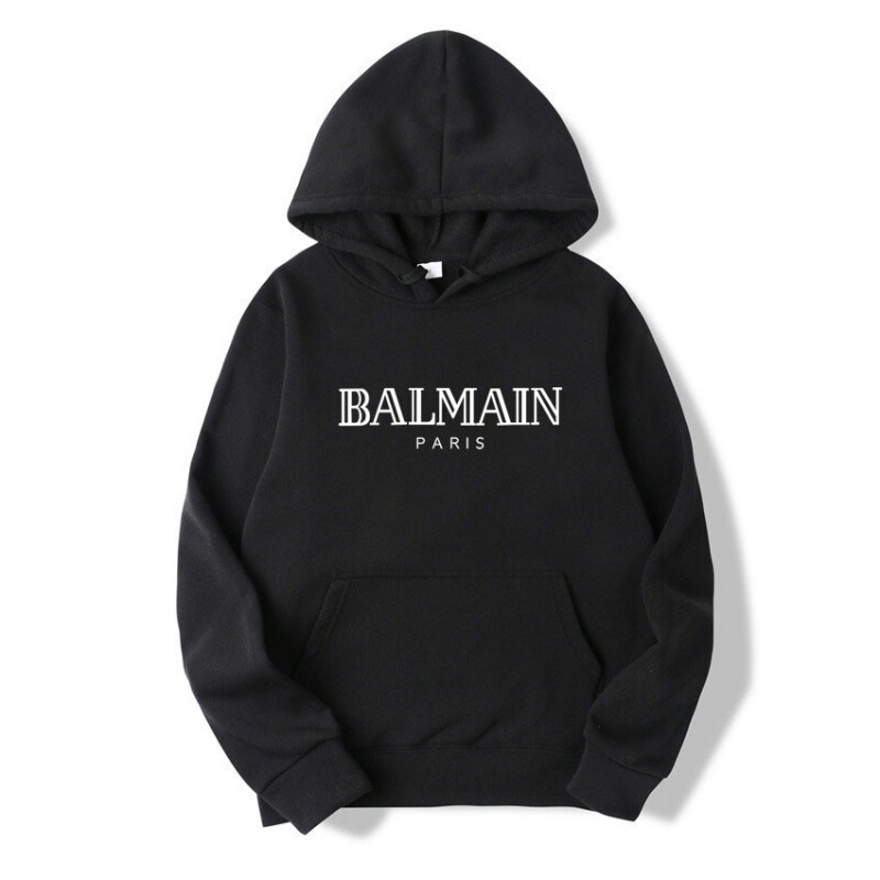 Balman balmain letters 2022 foreign trade new hoodie men's and women's printed sweater various colors