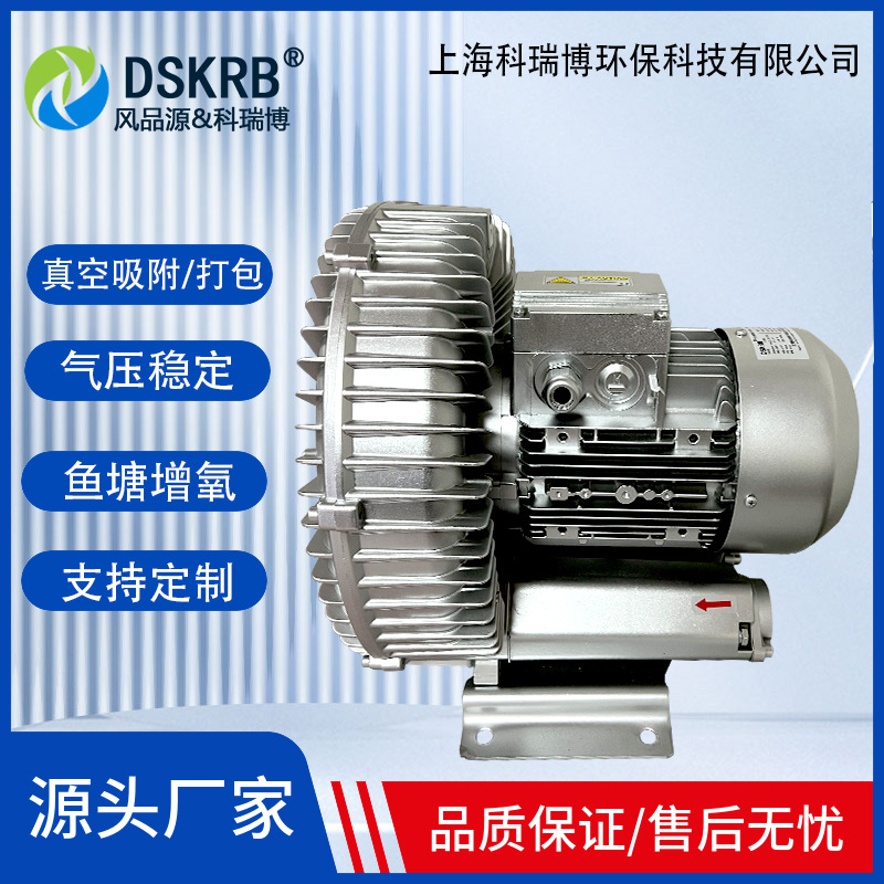 220V380V工业漩涡气泵污水曝气鱼塘打氧化工粉尘物料输送高压风机