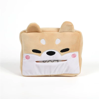 Cartoon Car Tissue Box Multifunctional — Car tissue box/set - shepherd-dog