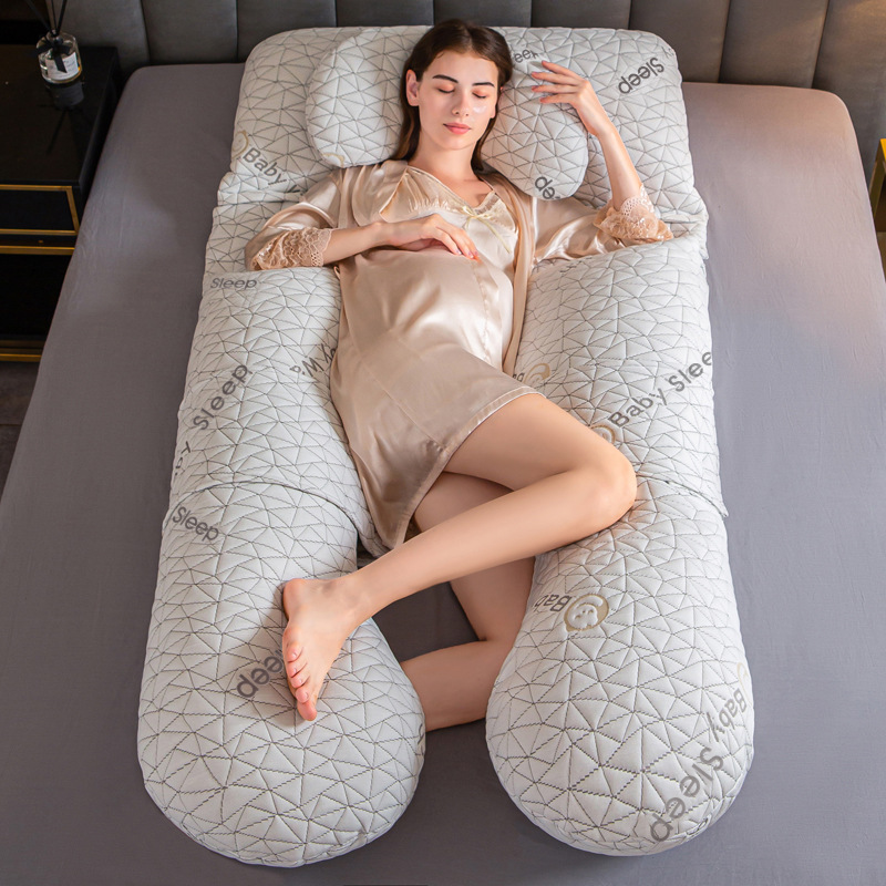 U 자형 케플러 그레이 메모리 베개