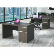 簡約現代員工辦公桌辦公室單人工作台電腦桌家用台式書桌職員桌