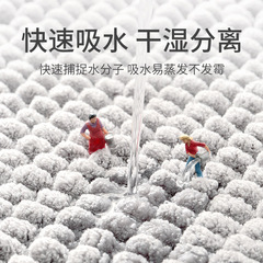 Cross-border thickened chenille floor mat bathroom non-slip mat simple bathroom bedroom door absorbent foot mat entry door mat