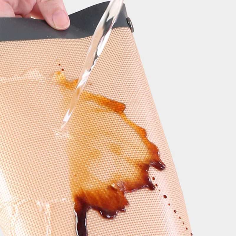 Herramientas de pastelería antiadherente de grado alimenticio 40 * 60cm resistente a altas temperaturas botones de silicona a prueba de fugas esterilla de cocción de silicona image 5