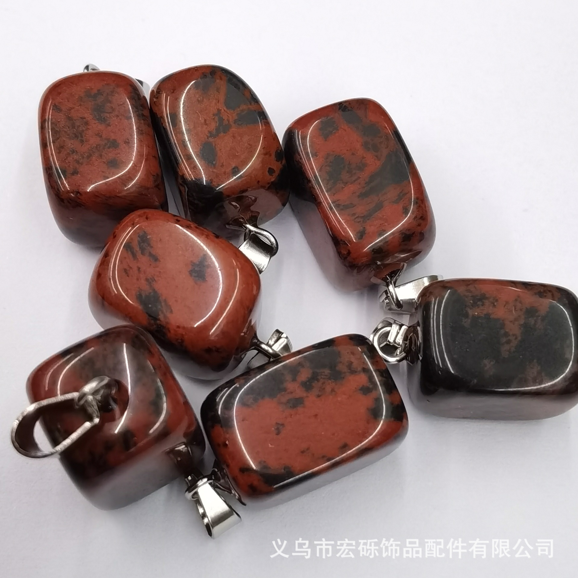 Fábrica directa piedra rodante de cristal de ágata natural irregular irregular colgante amorfo accesorios accesorios accesorios al por mayor