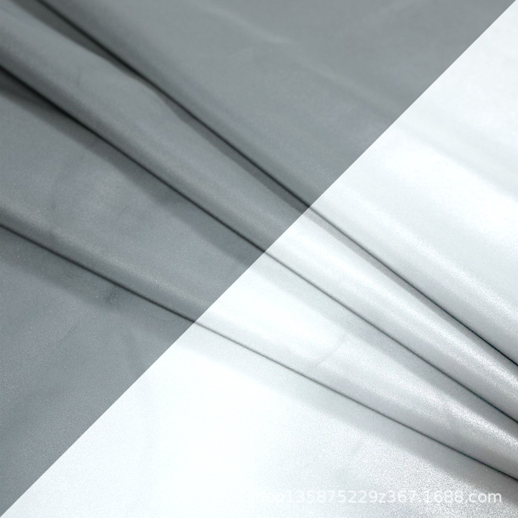 工厂直供 银灰色高亮反光化纤布条 可切服装辅料多规格反光化纤布