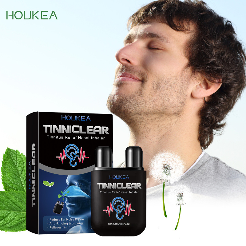 Houkea Ear Soothing Dual Nasal Inhaler Stick Gentle Ear Care Comfortable Inhalation Device