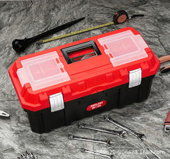 Delixi tool box storage box household portable hardware large vehicle-mounted industrial grade folding tool box