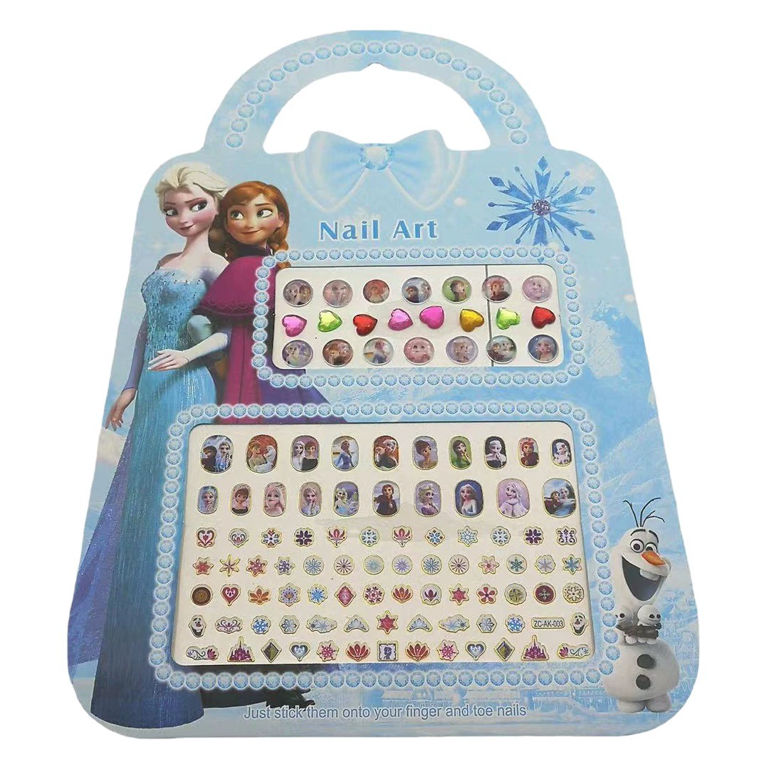 Новые детские наклейки для маникюра для ногтей костюм Акриловые Алмазные Мультяшные наклейки для ногтей для девочек красота родинка