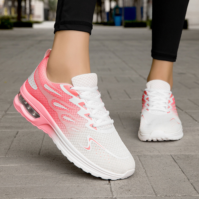 Cross-Border Women's Shoes Spring Mesh Breathable Sports Shoes Casual Shoes Lightweight Air Cushion Running Shoes Soft Sole Travel Shoes Cross-Border Women's Shoes Spring Mesh Breathable Sports Shoes Casual Shoes Lightweight Air Cushion Running Shoes Soft Sole Travel Shoes