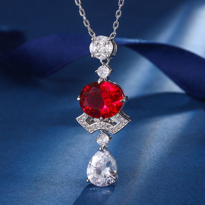 Zhuang Sheng joyas de cobre inferior chapado en oro de la joyería traje de simulación de tesoro de color avanzada falda retro traje femenino 10*12