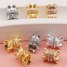 18K�~僽�߱�ɫ��ʯ�p�滨�и����Ƭdiy�ֹ�ˮ�������Ʒ���