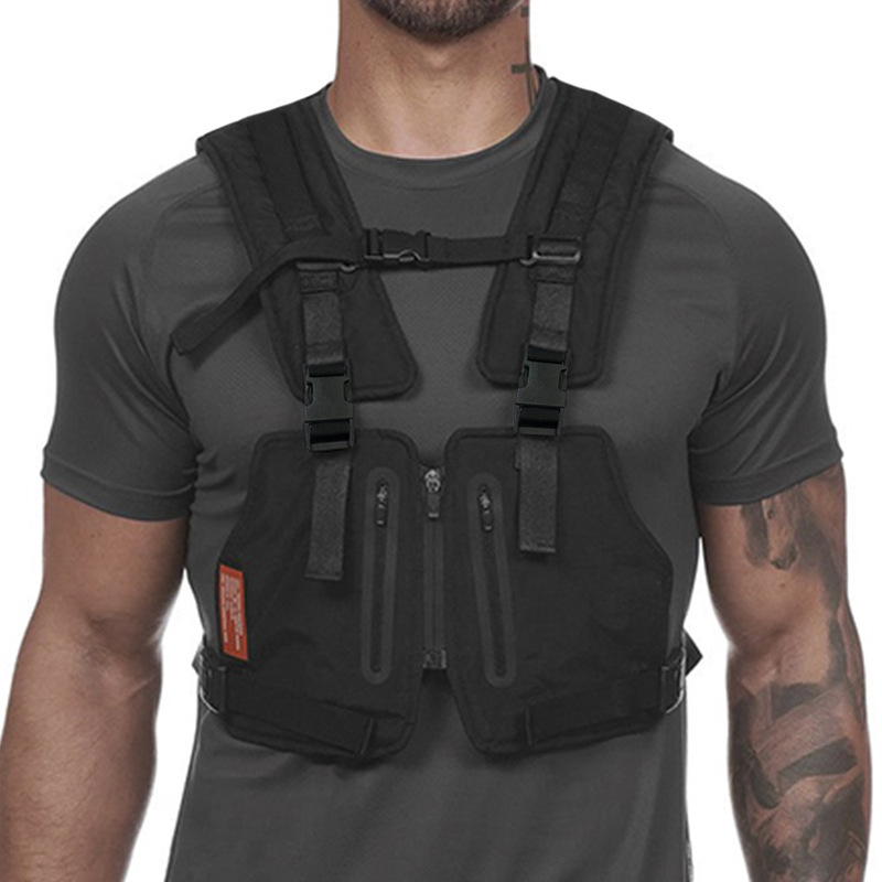 Cross-Border Foreign Trade Tactical Vest Oxford Cloth Sports Outdoor Wear-Resistant Waterproof Training Uniform Night Reflective Multi-Pocket Vest