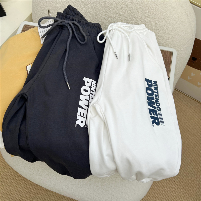 Ragazzi Autunno 2024 American Alphabet Sport Bambini Casual e Bello Esplosivo Strada Largo Scuola Media Cotone_voghion.com