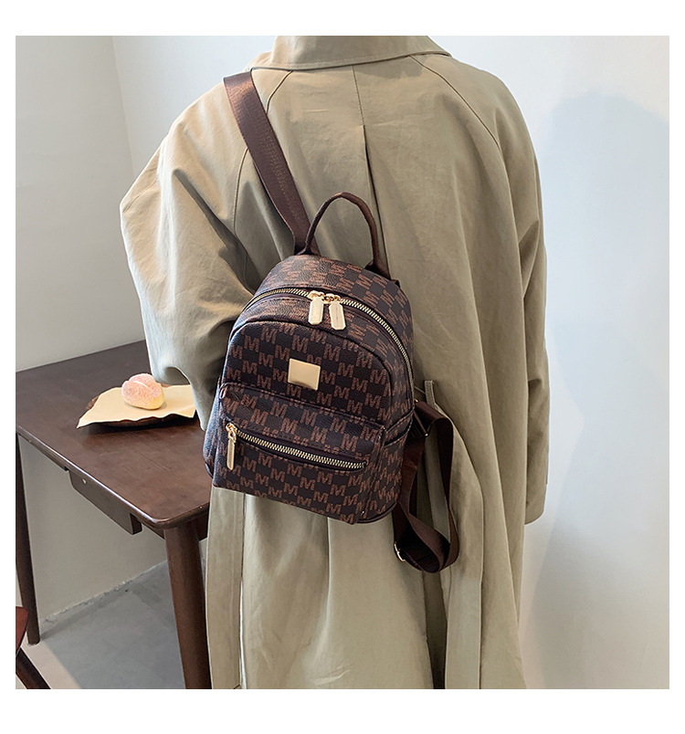 Fashion Minimalist Preppy Style Backpack Travel Simple Western Style Girl's Backpack 2021 New Summer Little Fresh Ins display picture 8