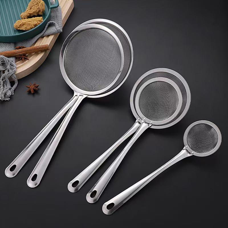 Stainless Steel Deep Mesh Oil Strainer Spoon For Kitchen, Hot Pot,...