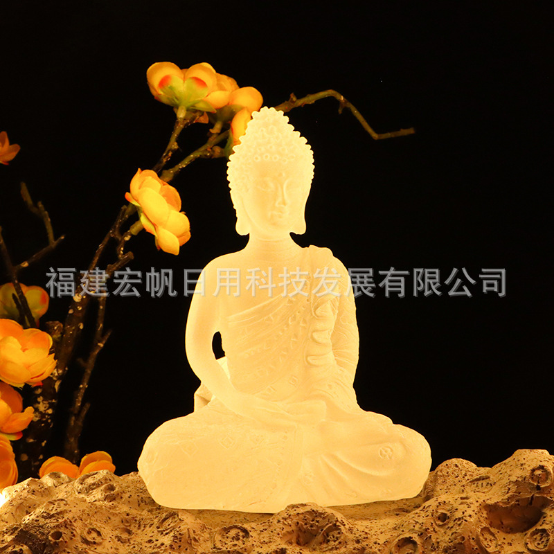 樹脂工芸品クリエイティブ仏像装飾品ホームリビングルーム彫刻仏像玄関床置き装飾品工場直販|undefined
